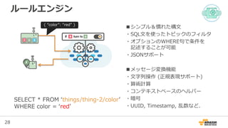 AWS Black Belt Tech シリーズ 2015 - AWS IoT | PDF