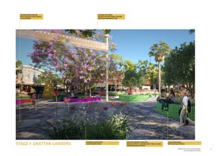 15Prepared for the City of Stonnington
by rushwright associates
STAGE 1: GRATTAN GARDENS
CONCRETE PLANTER SEAT
CLAD IN PAINTED STEEL
EXISTING WATER FEATURE
WITH STAINLESS STEEL GRATES
TO BE RETAINED
GRATTAN GARDENS FORECOURT
GRANITE SETTS IN 4 NEUTRAL GREY TONE COLOURS
IN WOVEN PAVING PATTERN
GLAZED BRICK WALL
WITH BULLNOSE PROFILE
CATENARY POLE WITH
RIGGING FOR FUNCTIONAL LIGHTING
AND EVENT INFRASTRUCTURE
 