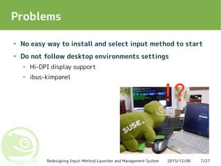 Redesigning Input-Method Launcher and Management System | PPT