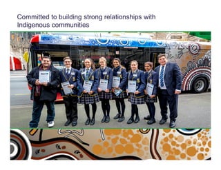 Click to edit Master title style
3Transfield Services | AGM 2015 3
Committed to building strong relationships with
Indigenous communities
 