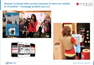 © 30
Pousser la bonne offre au bon moment in store sur mobile
& virtualiser l’essayage produit aux U.S.
 