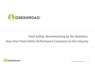 Confidential & Proprietary | 1
Fleet Safety: Benchmarking by the Numbers.
How Your Fleet Safety Performance Compares to the Industry
 