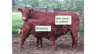 Browsing
Milk (html)
& cookies
 