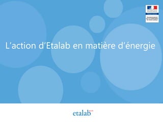 L’action d’Etalab en matière d’énergie
 