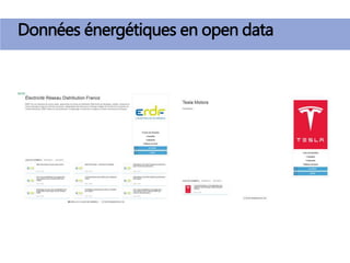 Données énergétiques en open data
 
