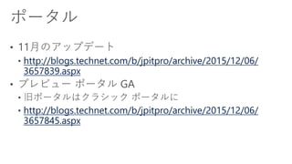 http://blogs.technet.com/b/jpitpro/archive/2015/12/06/
3657839.aspx
http://blogs.technet.com/b/jpitpro/archive/2015/12/06/
3657845.aspx
 
