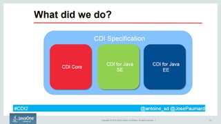 Copyright © 2015, Oracle and/or its affiliates. All rights reserved. | 41
 