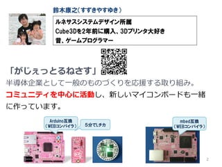 2
ľ֮䤹椭
ͥƥǥ
Cube3D2ǰُ롢3Dץ󥿴ä
`ץީ`
äȤͤ
댧IȤһΤΤŤԮȡMߡ
ߥ˥ƥĤ˻Ӥ¤ޥܩ`ɤһw
äƤޤ
ArduinoQ
WEBѥ飩
mbedQ
WEBѥ飩֤L
 