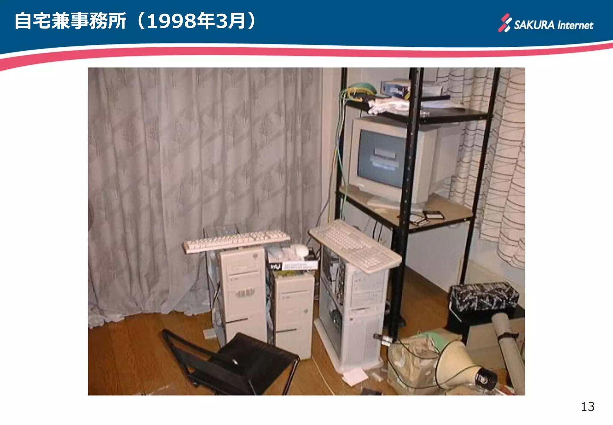 13
自宅兼事務所（1998年3月）
 