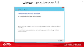 winsw – require net 3.5
19
 