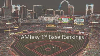 FAMtasy 1st Base Rankings
 