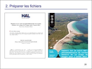 20
2. Préparer les fichiers
 