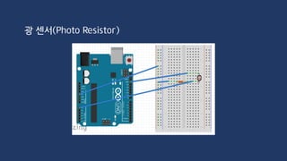 압력 센서
압력 센서는 누르는 힘에 의해 저항 값이 변하는 센서로
누르는 힘이 커질수록 저항 값이 줄어드는 특성을 갖는다.
 