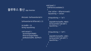 Wifi 통신
Arduino PC
Wifi
센서
Client Server
request
response
 
