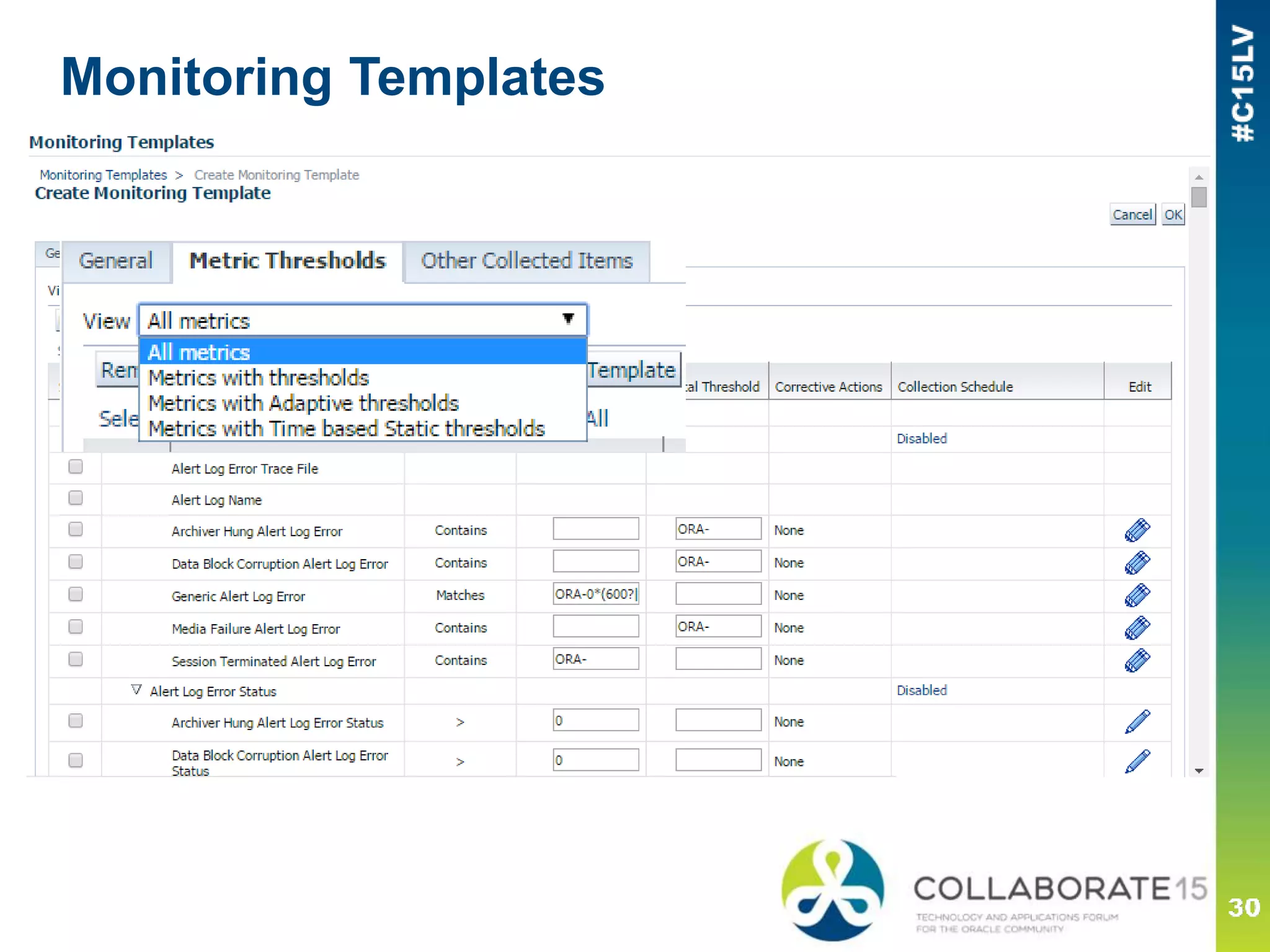 Monitoring Templates
 