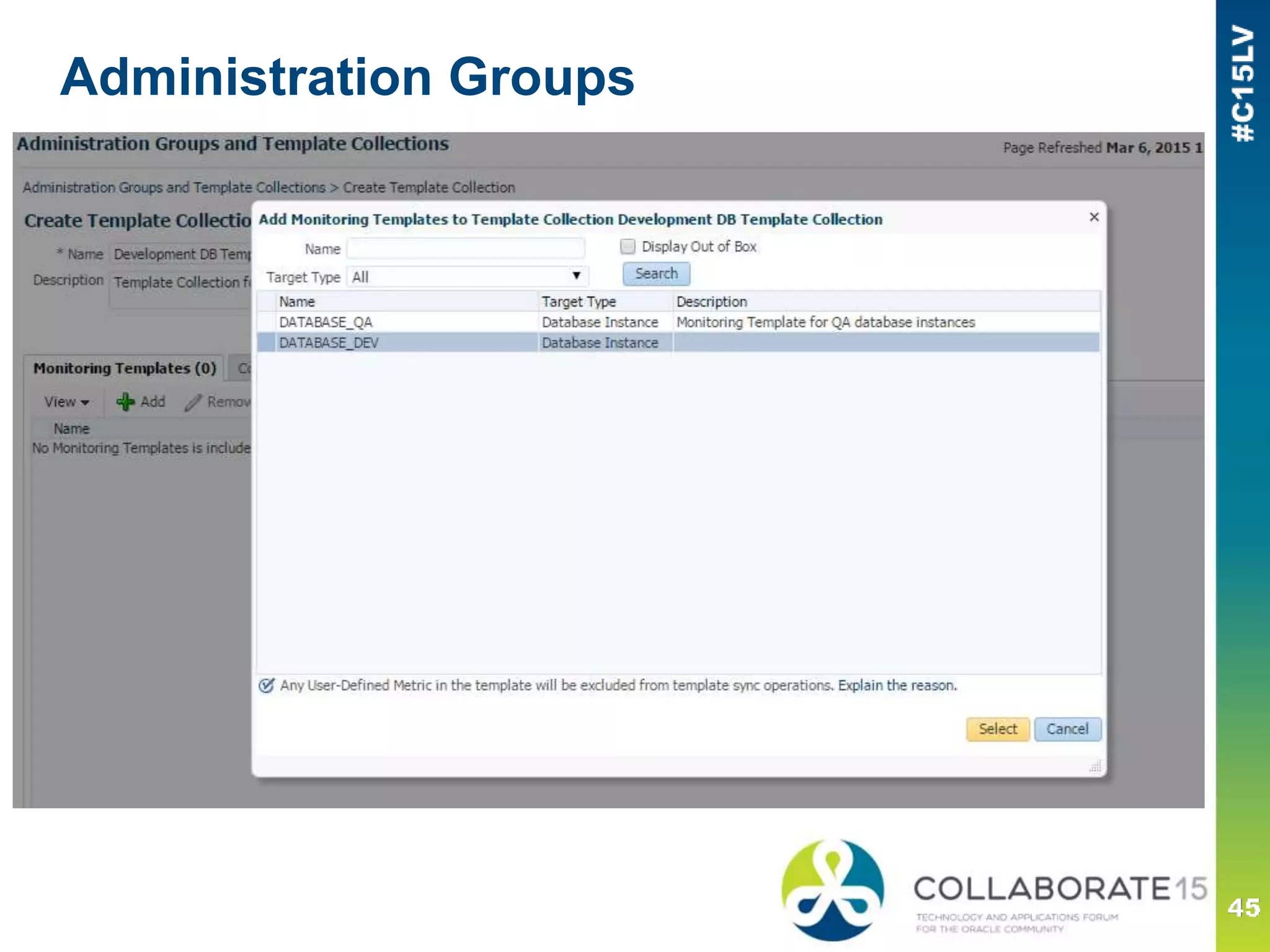 Administration Groups
 
