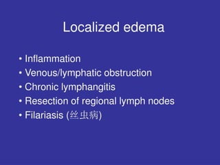 edema