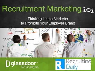 Presentation Title
February 10, 2015
Recruitment Marketing
Thinking Like a Marketer
to Promote Your Employer Brand
 