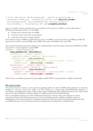 Oracle Rac Oracle Data Guard And Pluggable Databases When Maa Meets Oracle Rac Oracle Data Guard And Pluggable Databases When Maa Meets
