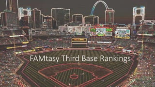 FAMtasy Third Base Rankings
 