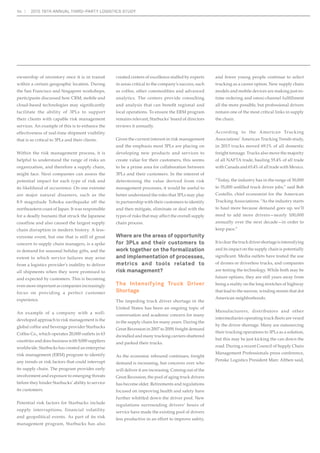 Figure 25: Importance of Specific Features for 3PLs Providing and Managing Customer-Facing Activities 
Technologies for providing and managing 
customer-facing activities 
3PLs and Customers Benefit from 
CRM and Mobile Technologies 
As shown in Figure 26, shippers and providers 
rated the usefulness of several types of potential 
EHQHÀWV IURP WKH XVH RI 50 DQG PRELOH 
technologies. Similar to the results regarding 
IHDWXUHVRI50DQGPRELOHWKHDYDLODELOLW 
of real-time tracking information relating to 
customer shipments was top-rated by both 3PLs 
and their customers. 
1H[WWKHSRWHQWLDOEHQHÀWVRIHDVDFFHVVWR 
cost and shipment pricing information and 
greater visibility of global operations were 
rated as more useful to shippers than providers. 
However, the providers had higher ratings for 
DQLQFUHDVHGDELOLWRI3/VDOHVH[HFXWLYHV 
WRUHVSRQGWRFXVWRPHUUHTXHVWV7KHDOVR 
had a higher rating on the prospect of more-professional 
and productive sales calls and 
FXVWRPHUSUHVHQWDWLRQVE3/VDOHVH[HFXWLYHV 
Looking objectively at these results, it would 
CRM and Use of Mobile and Cloud Technologies in 3PL Sales Processes 39 
have proven themselves over a long period 
RIWLPHDVRXWVWDQGLQJVDOHVH[HFXWLYHVDQG 
they are not always among the early adopters 
RIQHZWHFKQRORJLHV7KHVROXWLRQPDEHWR 
ZRUNZLWKWKHVHVDOHVH[HFXWLYHVVRWKDWWKH 
will be more receptive to these technologies 
while also transferring the sales and sales 
management skills of these people to others in 
the organization who are among the “hunters” 
and “farmers.” 
DSSHDUWKDWWKLVODWWHUSRWHQWLDOEHQHÀWDOVR 
would be of great value and convenience to 
shippers during sales calls and/or follow-up 
YLVLWVWRH[LVWLQJFXVWRPHUV/DVWVXUYHGDWD 
revealed that 40% of shippers said their bid 
processes place emphasis on whether or not 
3/VXWLOL]HFDSDEOH50WHFKQRORJLHV 
Challenges and Opportunities for 3PL 
Use of CRM and Mobile Technologies 
Although there are opportunities that surround 
WKHXVHRI50PRELOHDQGFORXGWHFKQRORJLHV 
it is clear there are challenges. One observation 
that became a topic of discussion in the San 
Francisco workshop is that getting sales 
H[HFXWLYHV WR XVH WKHVH WHFKQRORJLHV LV QRW 
always easy to accomplish. Also, it is not unusual 
WKDWWKHPRUHH[SHULHQFHGPRUHSURGXFWLYHDQG 
PRUHVXFFHVVIXOVDOHVH[HFXWLYHVPDEHDPRQJ 
those who might be termed “laggards” when it 
FRPHVWRXVLQJQHZWHFKQRORJLHV7KHSUREOHP 
LVWKDWWKRVHZKRÀWWKLVGHVFULSWLRQWSLFDOO 
1 = Least Useful 
5 = Most Useful 
3PL User 
Average Rank 
3PL Provider 
Average Rank 
Real-time, accurate shipment analysis 4.2 4.1 
Tablet-based “dashboard” to access details 
relating to individual customer accounts 
3.8 3.9 
Collaborative online workplaces 3.4 3.4 
Service request updates via text messaging 3.3 3.2 
Sales process automation 2.9 3.4 
Source: 2015 19th Annual Third-Party Logistics Study. 
 
