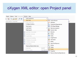 Introduction to markup language and oXygen XML editor | PDF