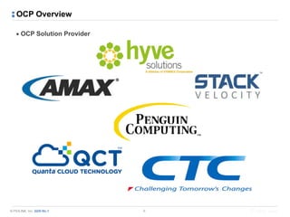 © PIOLINK, Inc. SDN No.1
OCP Overview
▪ OCP Solution Provider
6
 