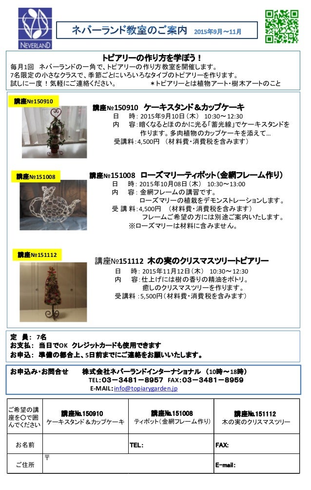 トピアリーの作り方 トピアリーの作り方