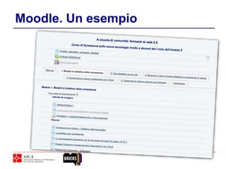 Moodle. Un esempio
 