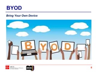 BYOD
8
Bring Your Own Device
 