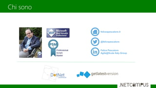 Chi sono
felicepescatore.it
@felicepescatore
Felice Pescatore
Agile@Scale Italy Group
getlatestversion
 