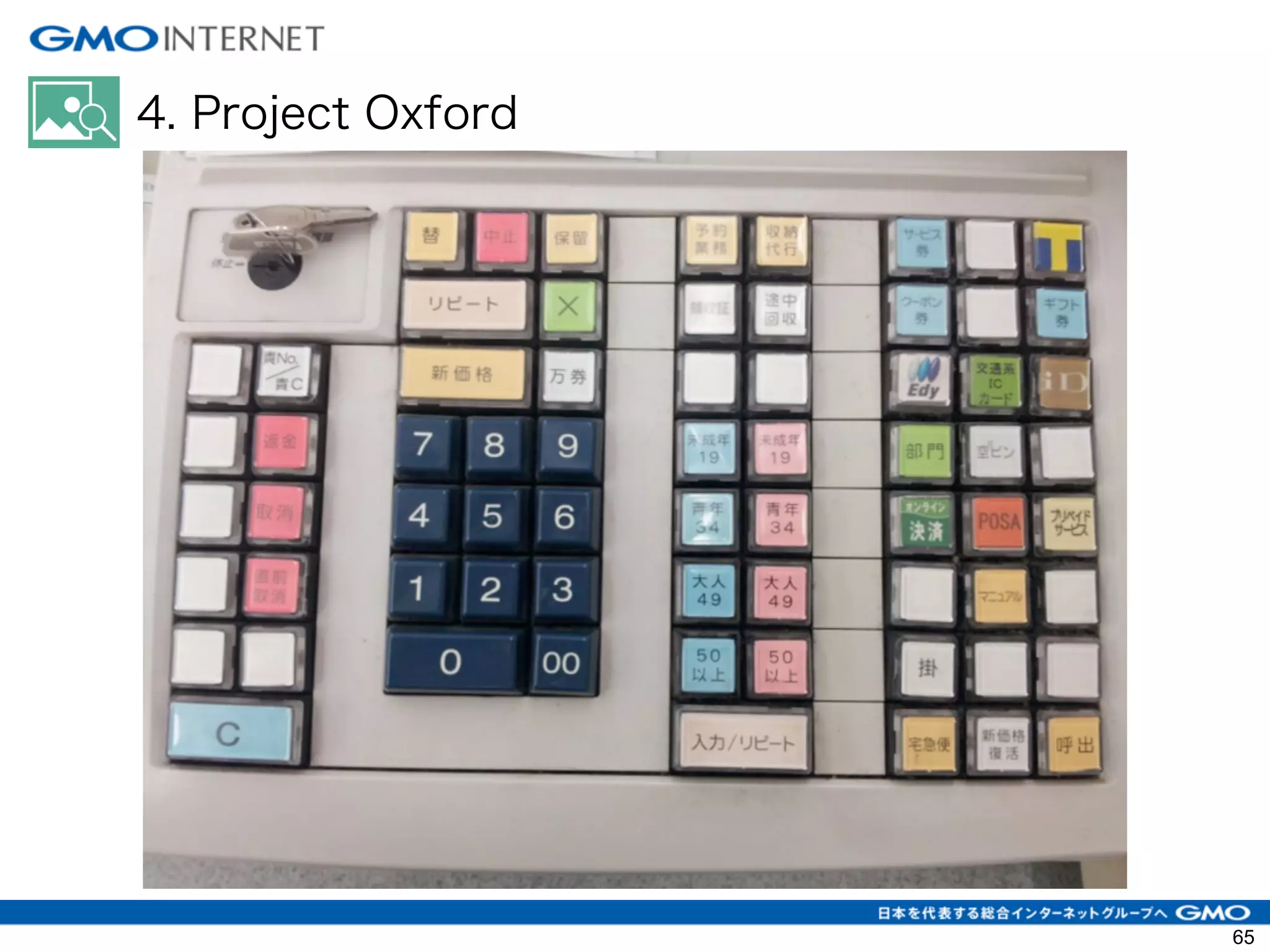 4. Project Oxford
65
 