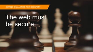 ©2015 AKAMAI | FASTER FORWARDTM
The web must
be secure
GRAND CHALLENGE FOR SECURITY
 