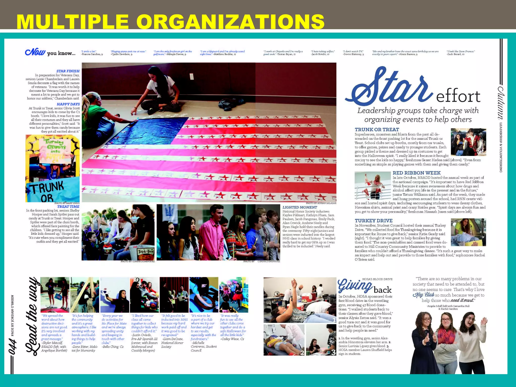 MULTIPLE ORGANIZATIONS
 