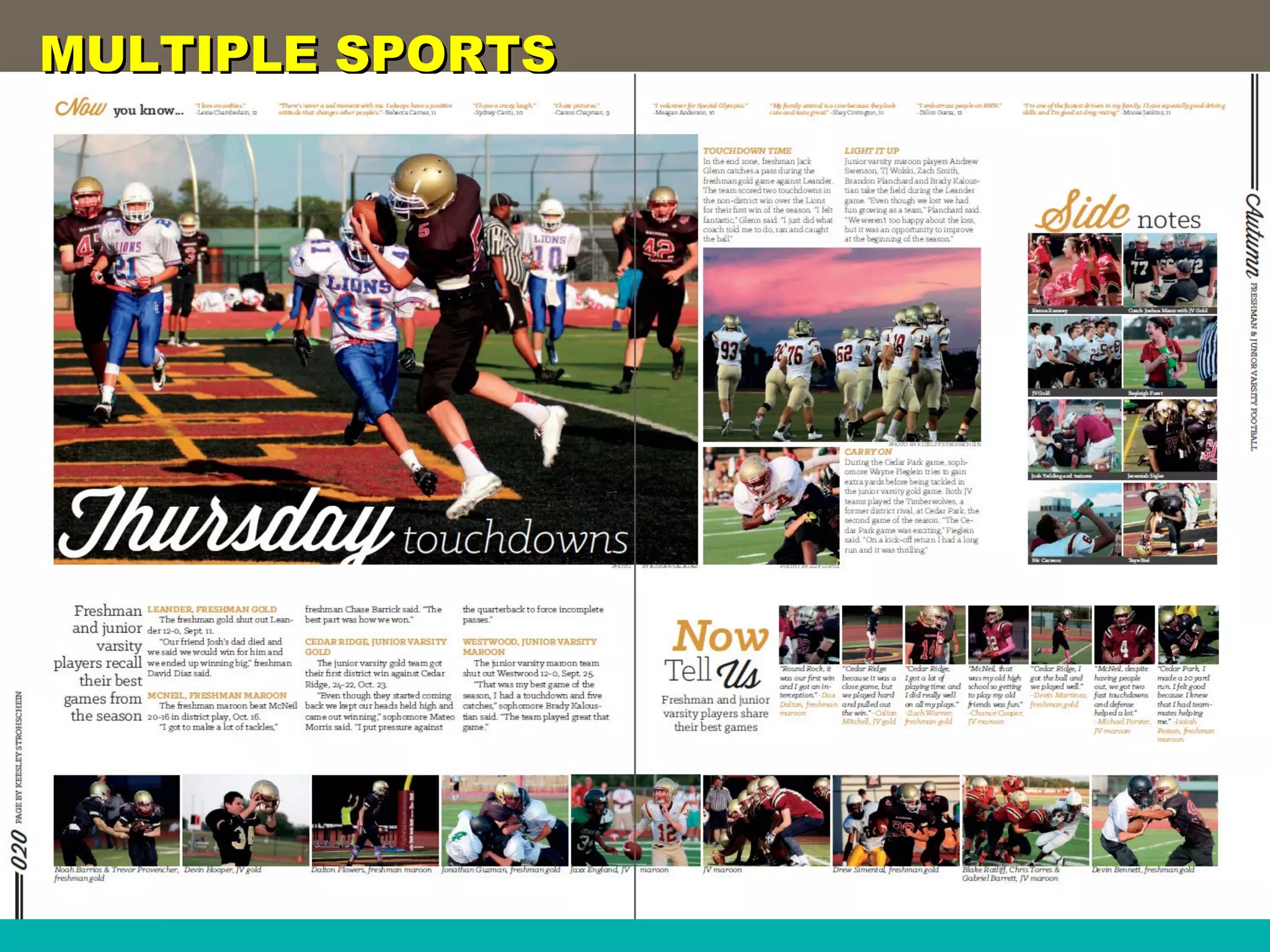 MULTIPLE SPORTSMULTIPLE SPORTS
 