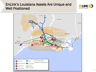 EnLink’s Louisiana Assets Are Unique and
Well Positioned
49
 