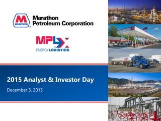 2015 Analyst & Investor Day
December 3, 2015
 