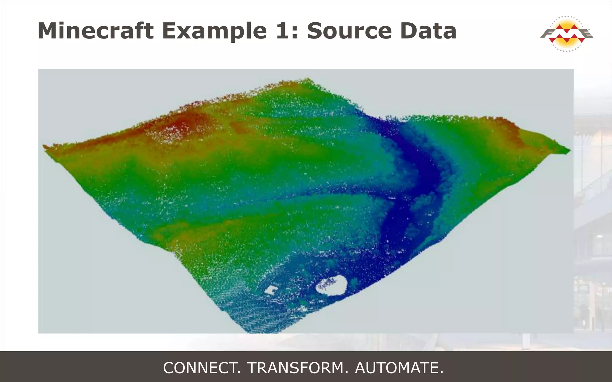 Minecraft Example 1: Source Data
CONNECT. TRANSFORM. AUTOMATE.
 