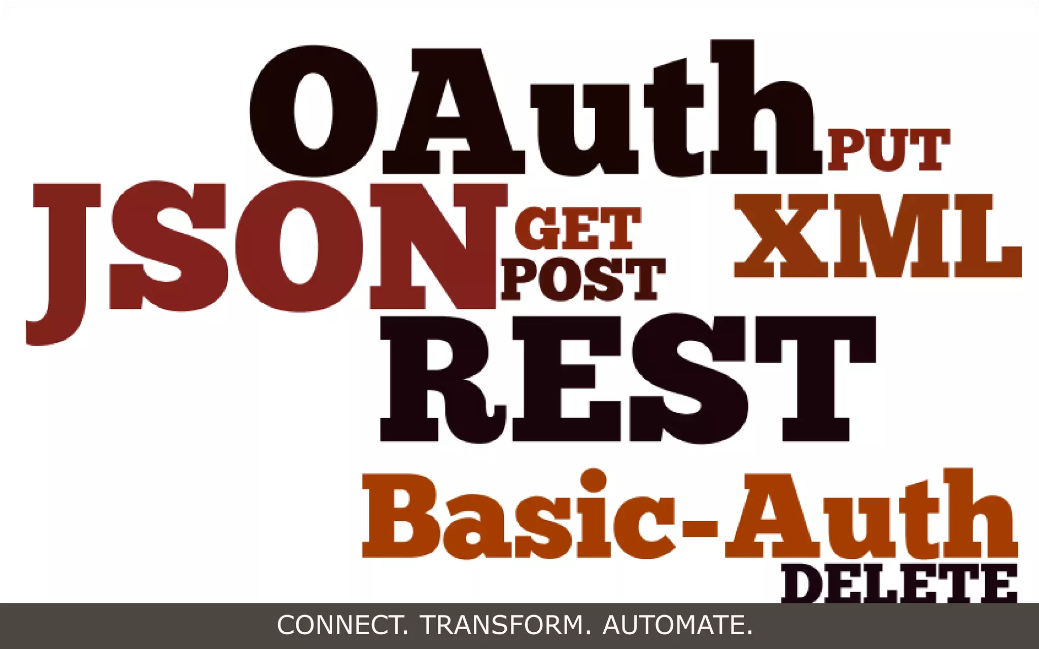 Add A Web Service
CONNECT. TRANSFORM. AUTOMATE.
 