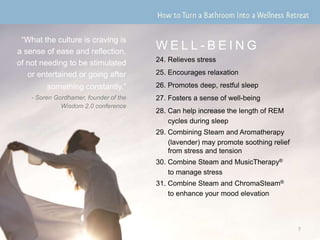 Steam Showers 101: How To Turn a Bathroom Into a Wellness Retreat | PPTX