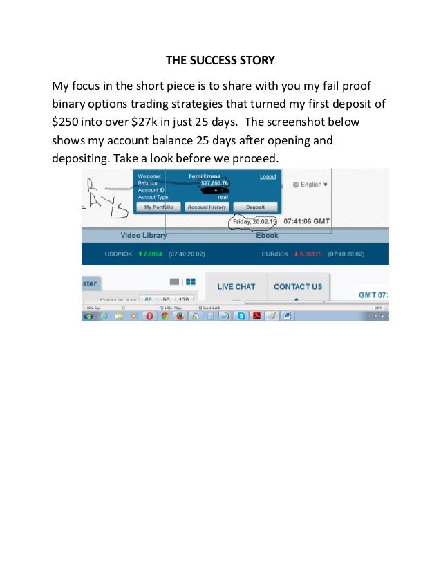 Binary options 25 deposit