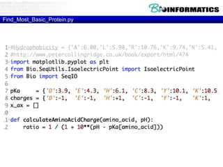 Find_Most_Basic_Protein.py
 