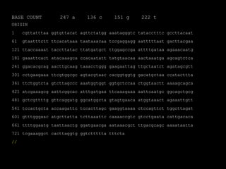 BASE COUNT 247 a 136 c 151 g 222 t
ORIGIN
1 cgttatttaa ggtgttacat agttctatgg aaatagggtc tatacctttc gccttacaat
61 gtaatttctt ttcacataaa taataaacaa tccgaggagg aatttttaat gacttacgaa
121 ttaccaaaat taccttatac ttatgatgct ttggagccga attttgataa agaaacaatg
181 gaaattcact atacaaagca ccacaatatt tatgtaacaa aactaaatga agcagtctca
241 ggacacgcag aacttgcaag taaacctggg gaagaattag ttgctaatct agatagcgtt
301 cctgaagaaa ttcgtggcgc agtacgtaac cacggtggtg gacatgctaa ccatacttta
361 ttctggtcta gtcttagccc aaatggtggt ggtgctccaa ctggtaactt aaaagcagca
421 atcgaaagcg aattcggcac atttgatgaa ttcaaagaaa aattcaatgc ggcagctgcg
481 gctcgttttg gttcaggatg ggcatggcta gtagtgaaca atggtaaact agaaattgtt
541 tccactgcta accaagattc tccacttagc gaaggtaaaa ctccagttct tggcttagat
601 gtttgggaac atgcttatta tcttaaattc caaaaccgtc gtcctgaata cattgacaca
661 ttttggaatg taattaactg ggatgaacga aataaacgct ttgacgcagc aaaataatta
721 tcgaaaggct cacttaggtg ggtcttttta tttcta
//
 
