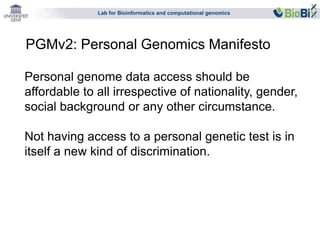 2015 bioinformatics personal_genomics_wim_vancriekinge