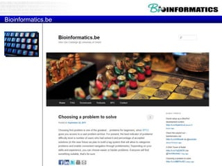 Bioinformatics.be
 