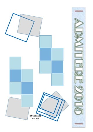 BUCUREȘTI
Mai 2015
 