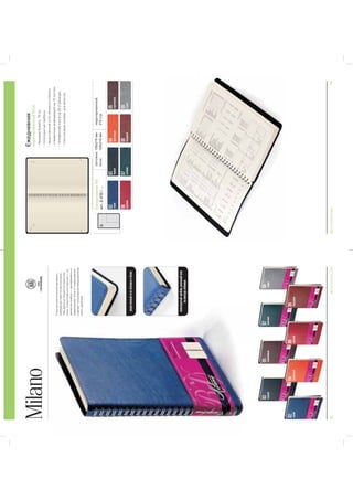 18BRUNOVISCONTI2015BRUNOVISCONTI201519
MilanoГОТОВ
КПЕРСОНАЛИЗАЦИИ
Ежедневник
недатированныйблок
09
серый
05
коричневый
02
синий
06
красный
03
черный
07
зеленый
04
оранжевый
08
бордовый
ЕжедневникА5
APT.3-415/...
обложка:135х215мм
блок:128х210мм
недатированный,
272стр.
-
09
серый
03
черный
02
синий
05
коричневый
04
оранжевый
07
зеленый
06
красный
08
бордовый
закругленныйуголобложкииблока
полускрытыйгребень,реальныйшов
поконтуруобложки
A5
 