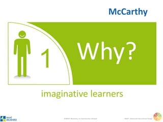 ©4MAT 4Business, no reproduction allowed 4MAT: Advanced Instructional Design
feeler
watcher
 