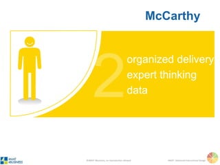 ©4MAT 4Business, no reproduction allowed 4MAT: Advanced Instructional Design
2 What?
analytic learners
McCarthy
 