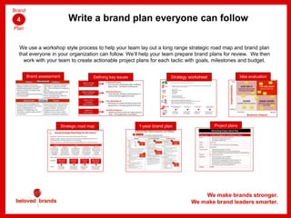 Brand
Plan
Brand Vision
To be the first ‘healthy cookie’ to generate the craving, popularity and sales of a
mainstream coo...